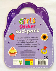 Girls Sticker Backpack (Over 1000 Stickers)