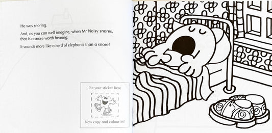 My Mr Noisy Copy Colouring Book With Colourful Stickers
