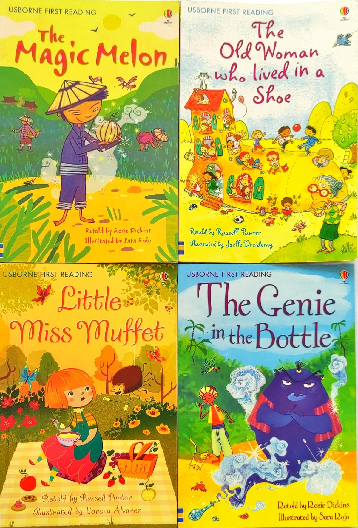 Usborne First Reading Level 2  Combo Set 11 (4 Books)