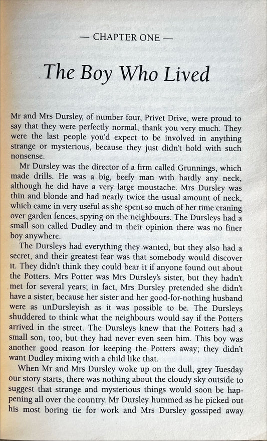 Harry Potter and the Philosopher's Stone