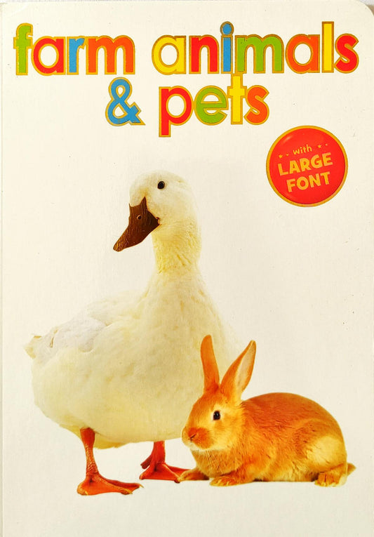 Farm Animals & Pets (With Large Font)