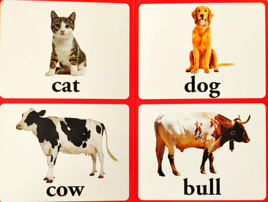 Farm Animals & Pets (With Large Font)