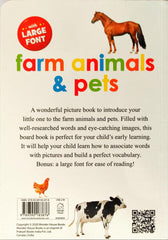 Farm Animals & Pets (With Large Font)