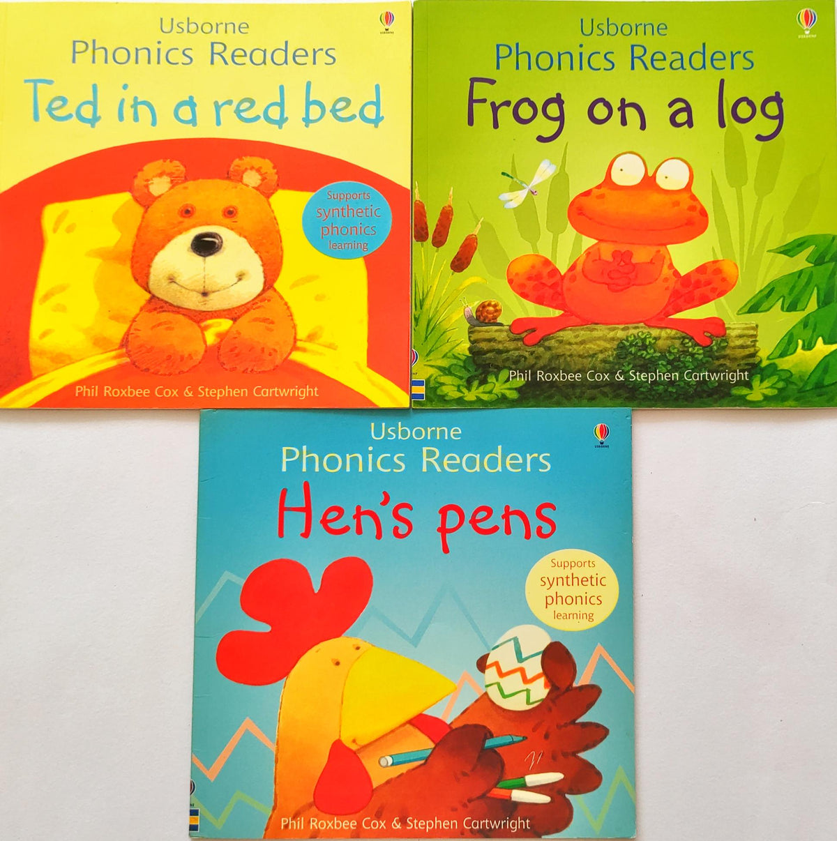 Usborne Phonics Reader Combo Set 14 (3 Books)