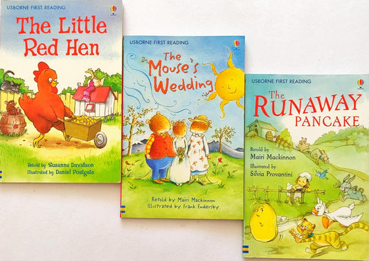 Usborne First Reading Combo Set 9 (3 Books)