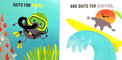 Fruits in suits