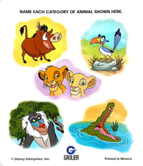 Rafiki's Quiz (The Lion King: A Book About Categories)